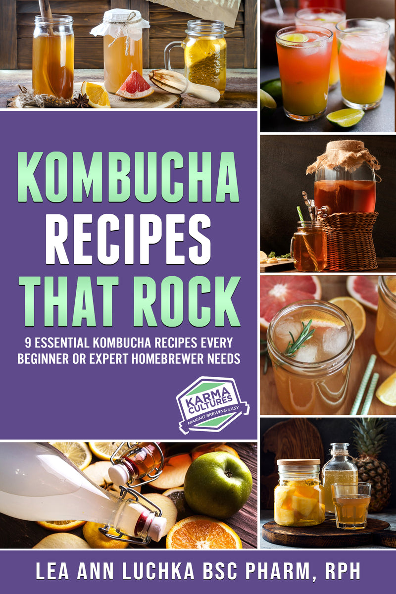 Kombucha Recipes that Rock - FREE ebook - Karma Cultures